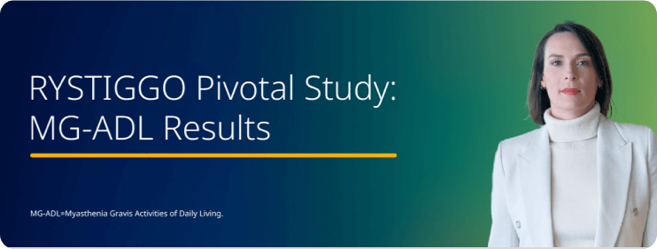 RYSTIGGO Pivotal Study: Secondary Endpoint Results Including MG Symptoms PRO